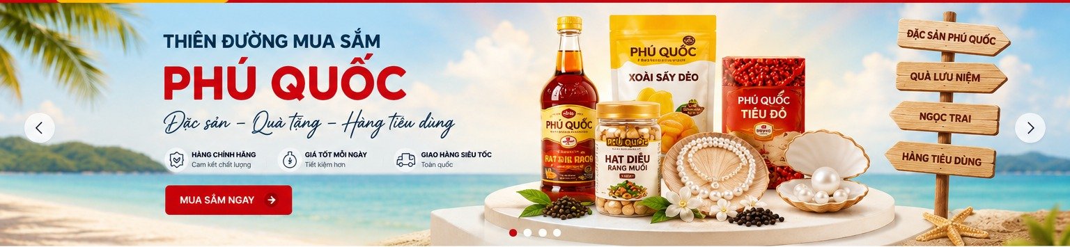 Thiên đường mua sắm Phú Quốc - Đặc sản, quà tặng và hàng tiêu dùng